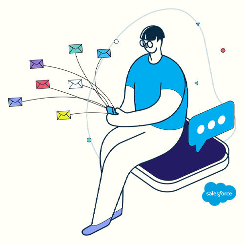 Salesforce SMS & WhatsApp Messaging App