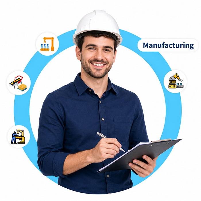 Salesforce for Manufacturing Companies Application house