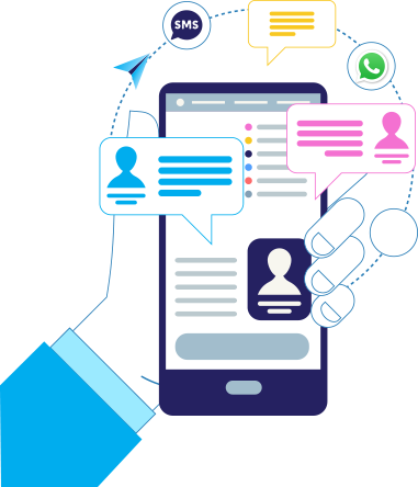 Salesforce Agentforce AI Agent SMS, Text & WhatsApp Messenger App